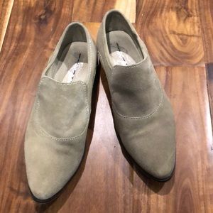 Free People Suede booties/loafers